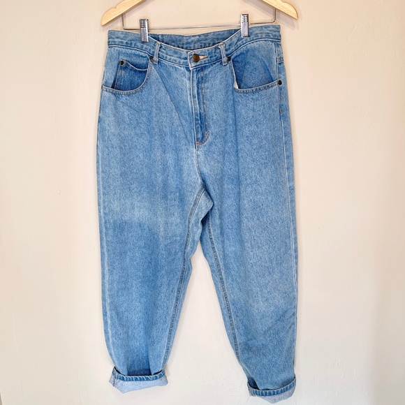 Liz Claiborne Authentic | VTG Mid-Plus Size High Waisted Tapered Mom Jeans - Picture 2 of 10